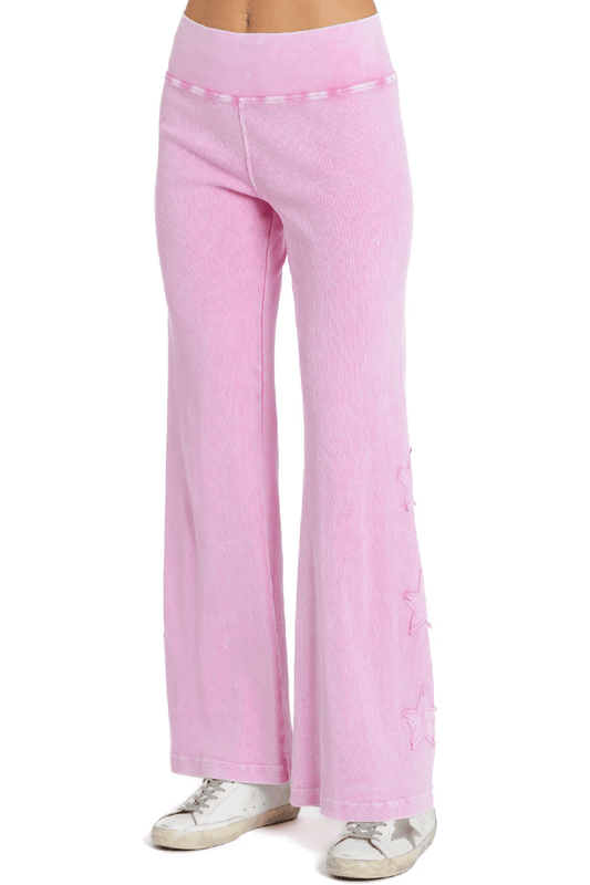 Raw Edge Star Sweatpants - Mineral Light Pink | Hard Tail Forever | Evolve Fit Wear