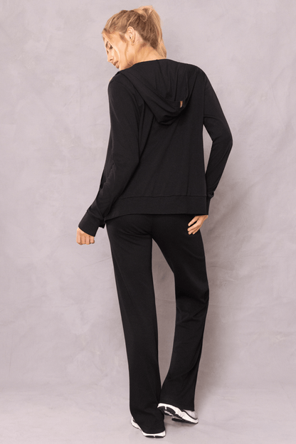 Roll Down Sweatpants - Classic True Black | Hard Tail Forever | Evolve Fit Wear