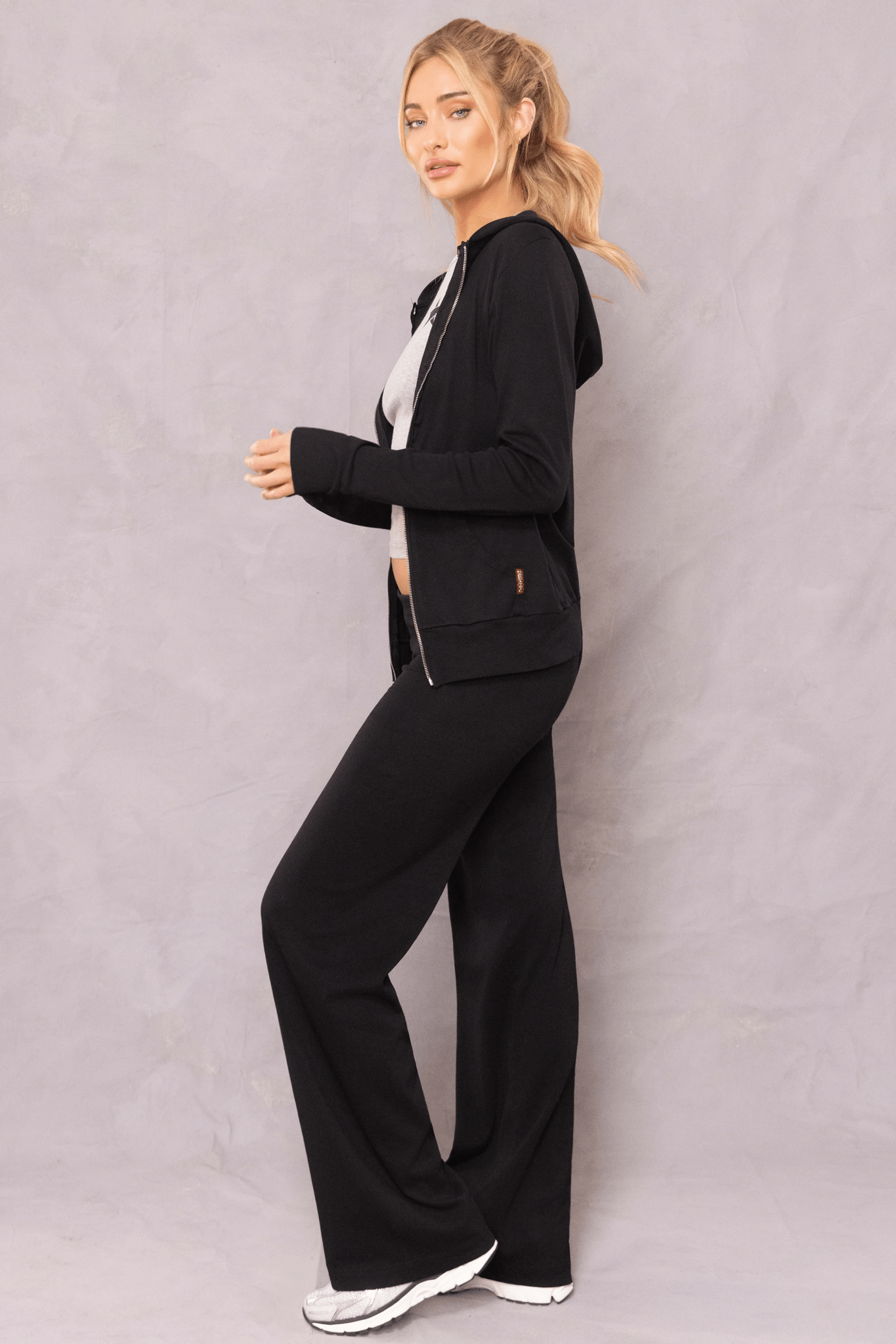 Roll Down Sweatpants - Classic True Black | Hard Tail Forever | Evolve Fit Wear