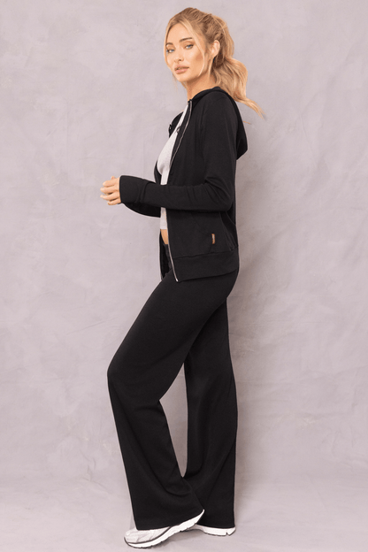 Roll Down Sweatpants - Classic True Black | Hard Tail Forever | Evolve Fit Wear