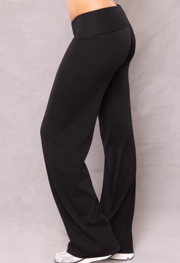 Roll Down Sweatpants - Classic True Black | Hard Tail Forever | Evolve Fit Wear