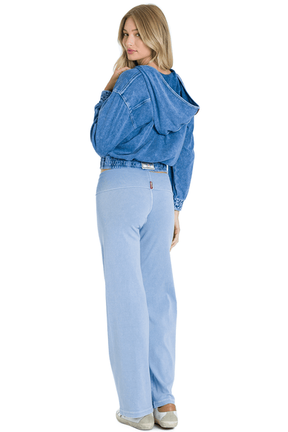 Roll Down Sweatpants - Mineral Pale Blue | Hard Tail Forever | Evolve Fit Wear