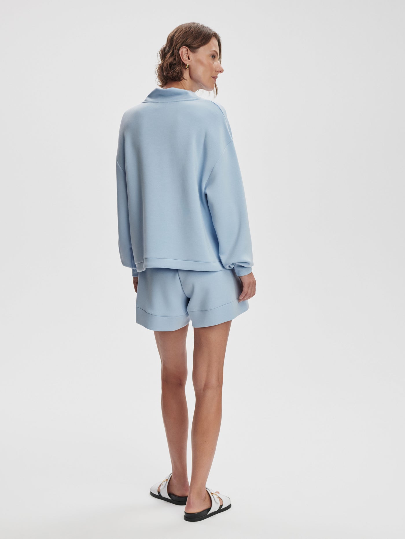 Varley Betsy Sweat - Cashmere Blue