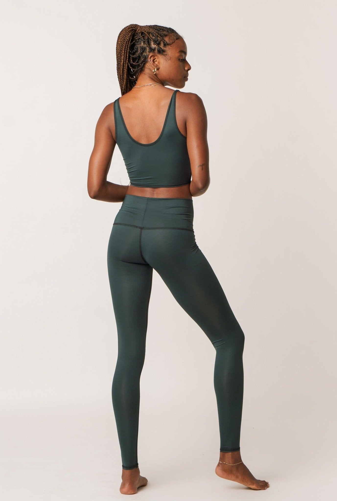 Solid Hunter Green Hot Pant | Teeki | Evolve Fit Wear