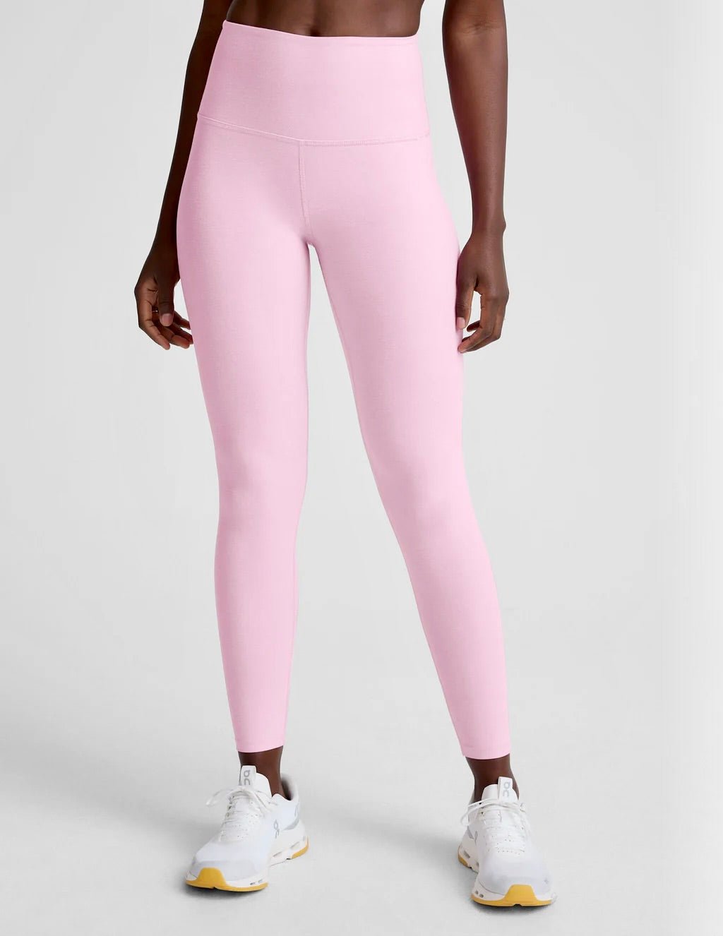 Spacedye Caught in the Midi High Waisted Leggings - Frosty Pink Heather | Beyond Yoga | Evolve Fit Wear