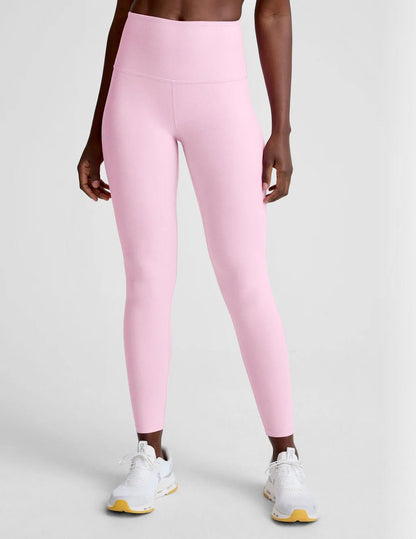 Spacedye Caught in the Midi High Waisted Leggings - Frosty Pink Heather | Beyond Yoga | Evolve Fit Wear
