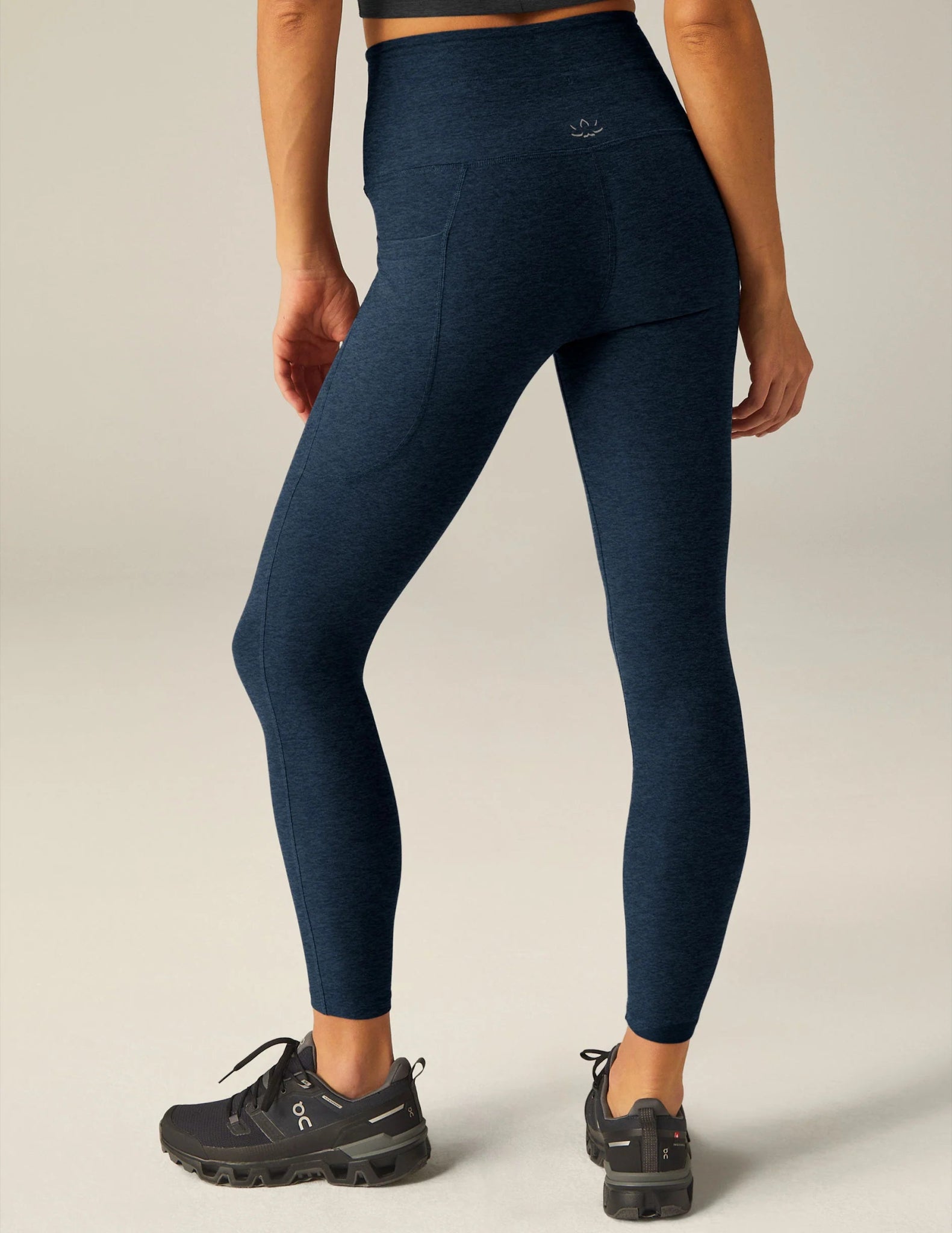 Spacedye Go Pocket Midi Leggings - Nocturnal Navy | Beyond Yoga | Evolve Fit Wear