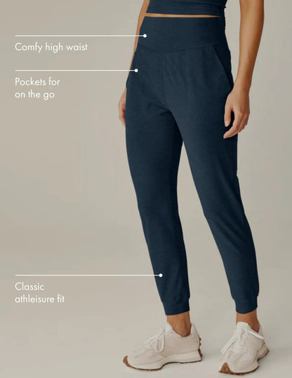 Spacedye Midi Joggers - Nocturnal Navy | Relaxed Sweatpants | Beyond Yoga | Evolve Fit Wear
