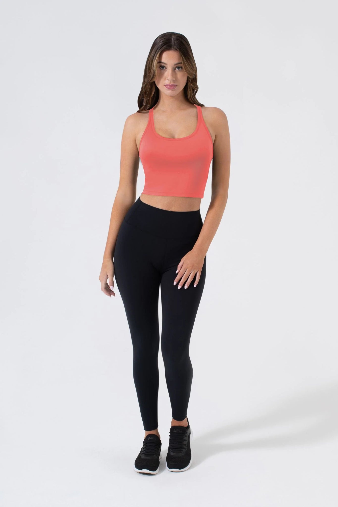 Sustainable Willow Cami: Y - Back Shelf Bra & Removable Cups | NUX | Evolve Fit Wear