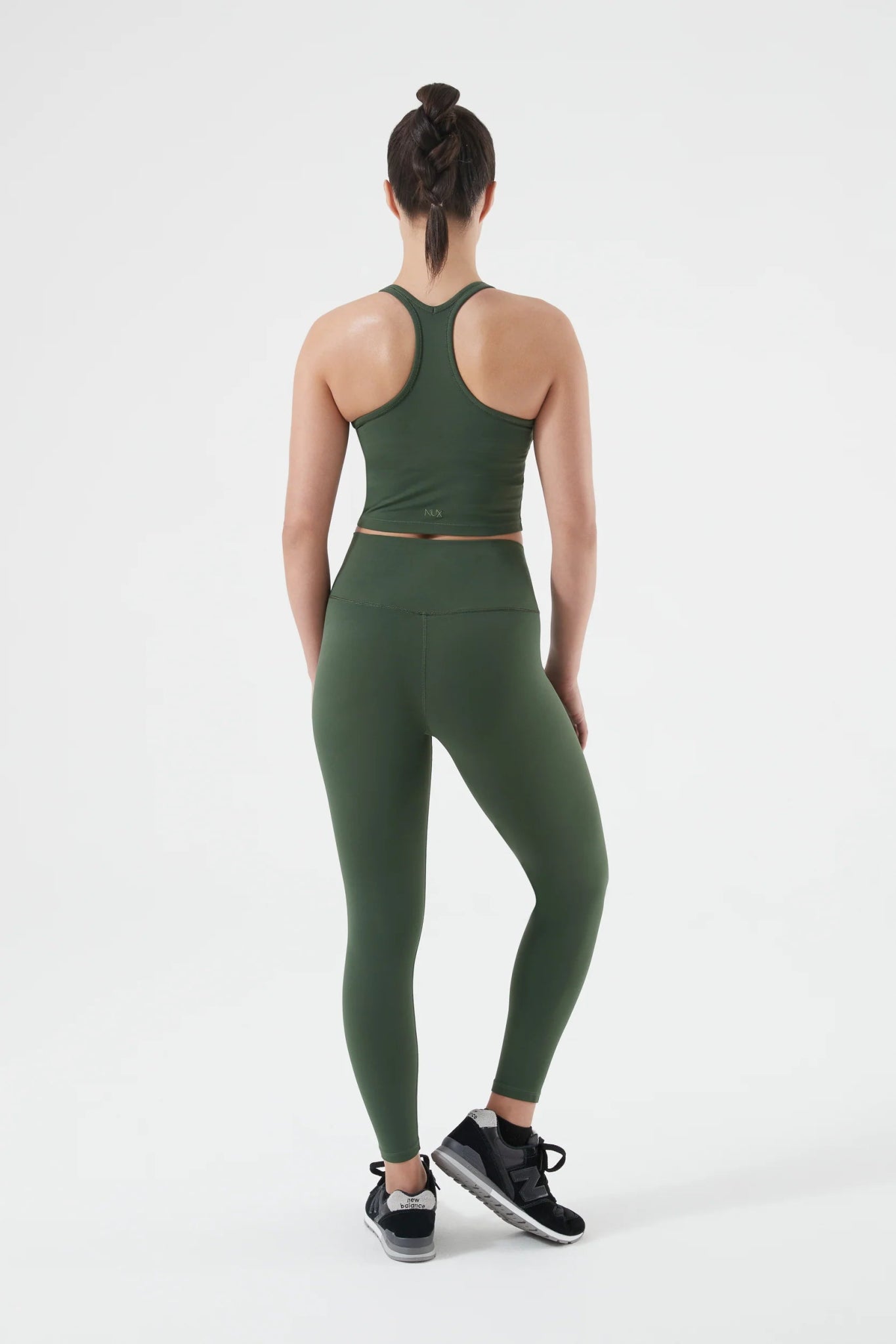 Sustainable Willow Cami: Y - Back Shelf Bra & Removable Cups | NUX | Evolve Fit Wear