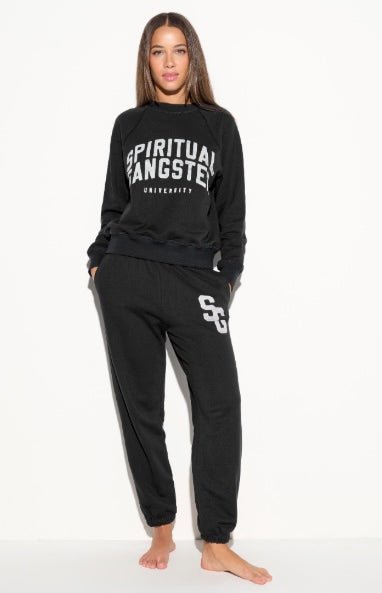 Soul Guide Eden Cotton Blend Sweatpants - Full View