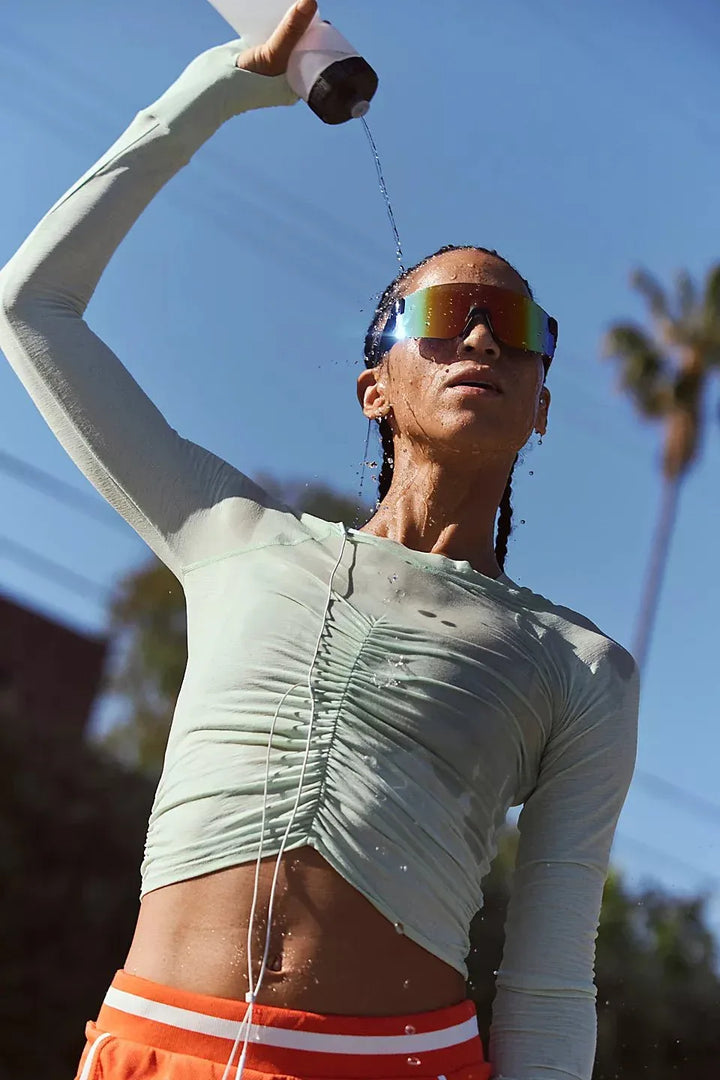 tempo-ruched-long-sleeve-pullover-top-cactus-free-people-movement-evolve-fit-wear-3645216 - Evolve Fit Wear - tempo-ruched-long-sleeve-pullover-top-cactus-free-people-movement-evolve-fit-wear-3645216