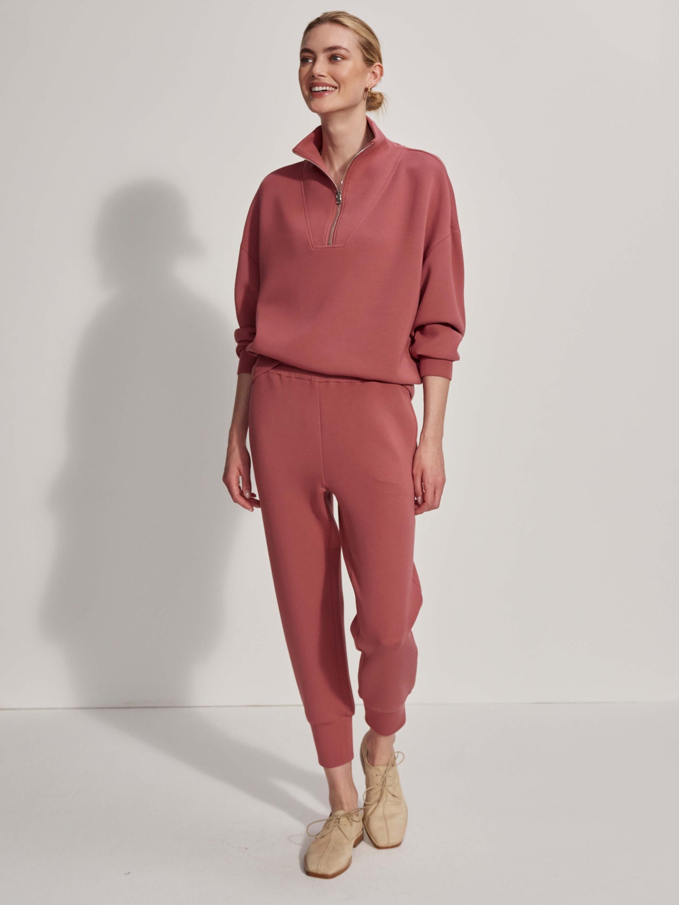 Varley Slim Cuff Pant 25 - Withered Rose