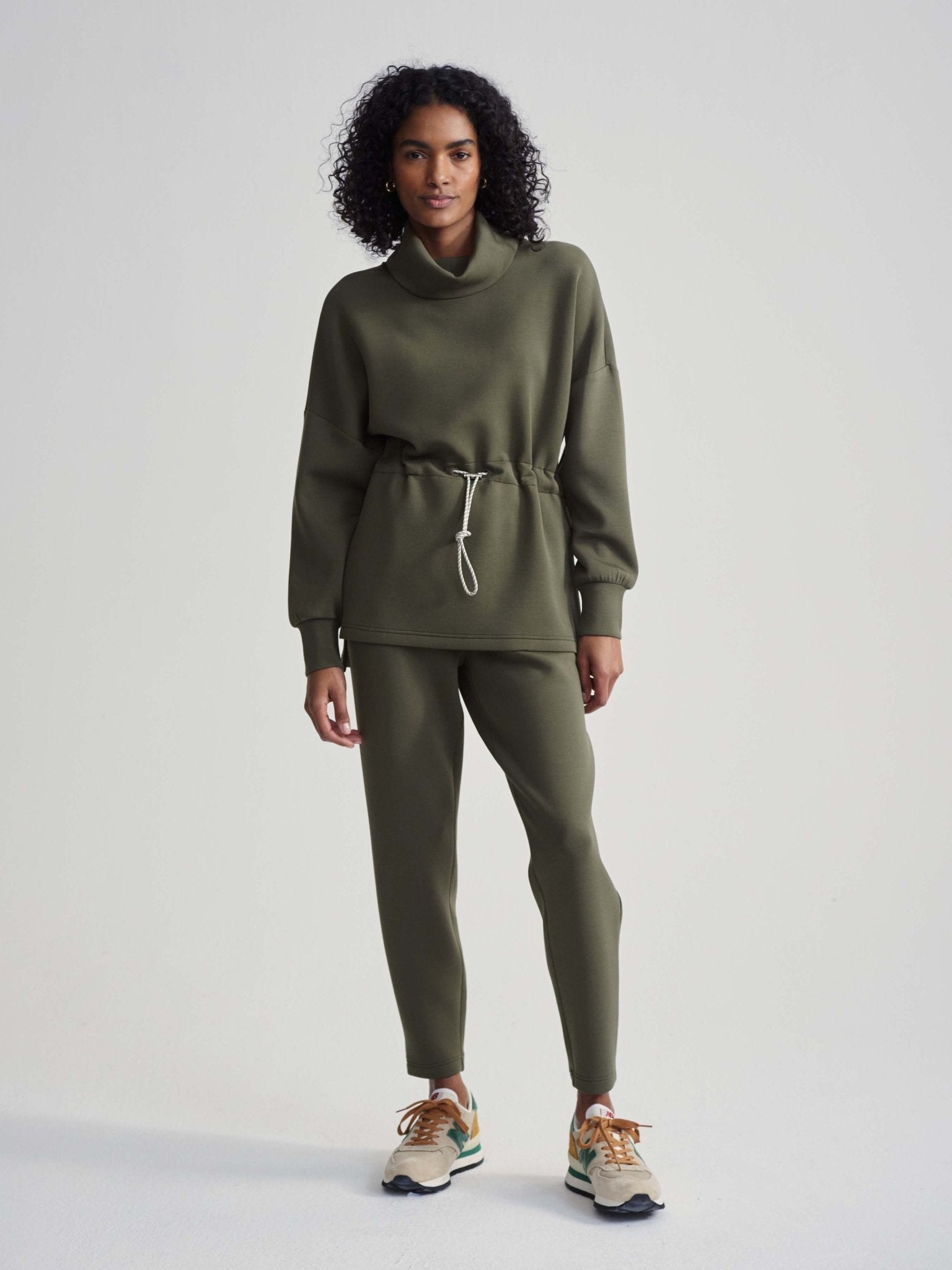 Varley Freya Sweat - Olive | Varley | Evolve Fit Wear
