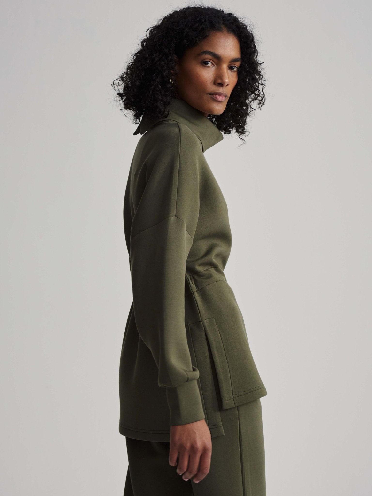 Varley Freya Sweat - Olive | Varley | Evolve Fit Wear