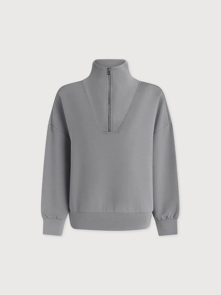 Hawley Half-Zip Sweat - Wind Blue | Relaxed Fit Sweatshirt