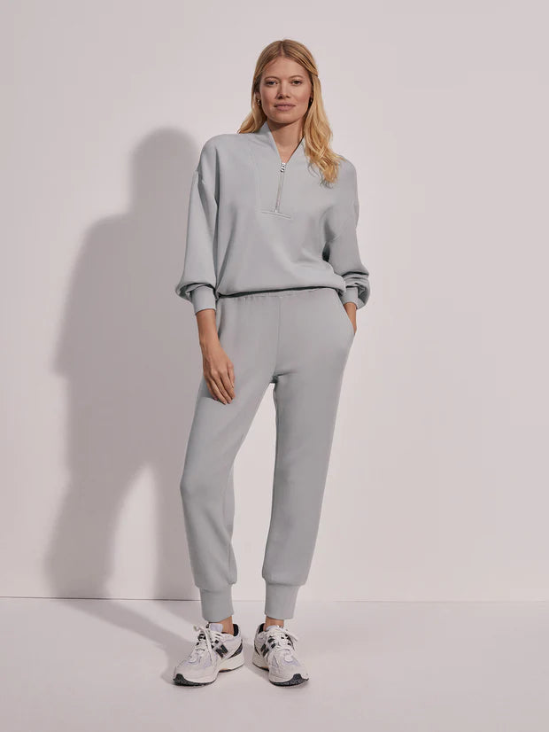 Varley Davidson Sweat - Mirage Grey | Evolve Fit Wear Varley Davidson Sweat - Mirage Grey | Evolve Fit Wear