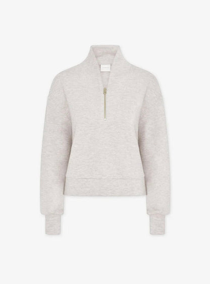 Varley Davidson Sweatshirt - Ivory Marl | Varley | Evolve Fit Wear