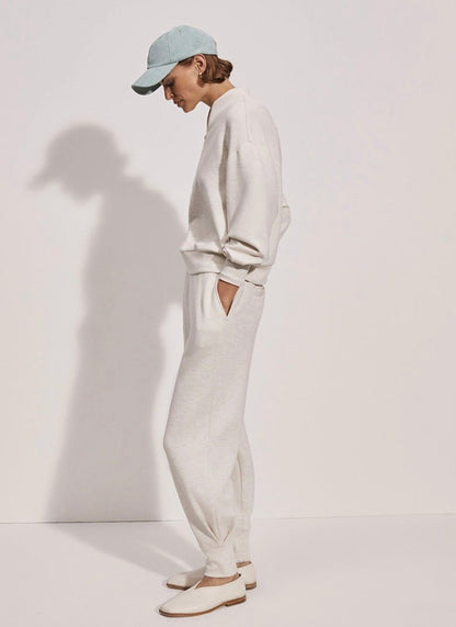 Varley Davidson Sweatshirt - Ivory Marl | Varley | Evolve Fit Wear