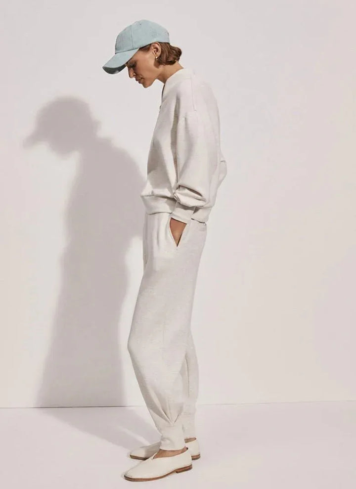 varley-davidson-sweatshirt-ivory-marl-varley-evolve-fit-wear-491351 - Evolve Fit Wear - varley-davidson-sweatshirt-ivory-marl-varley-evolve-fit-wear-491351