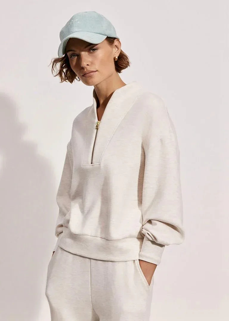 varley-davidson-sweatshirt-ivory-marl-varley-evolve-fit-wear-682624 - Evolve Fit Wear - varley-davidson-sweatshirt-ivory-marl-varley-evolve-fit-wear-682624