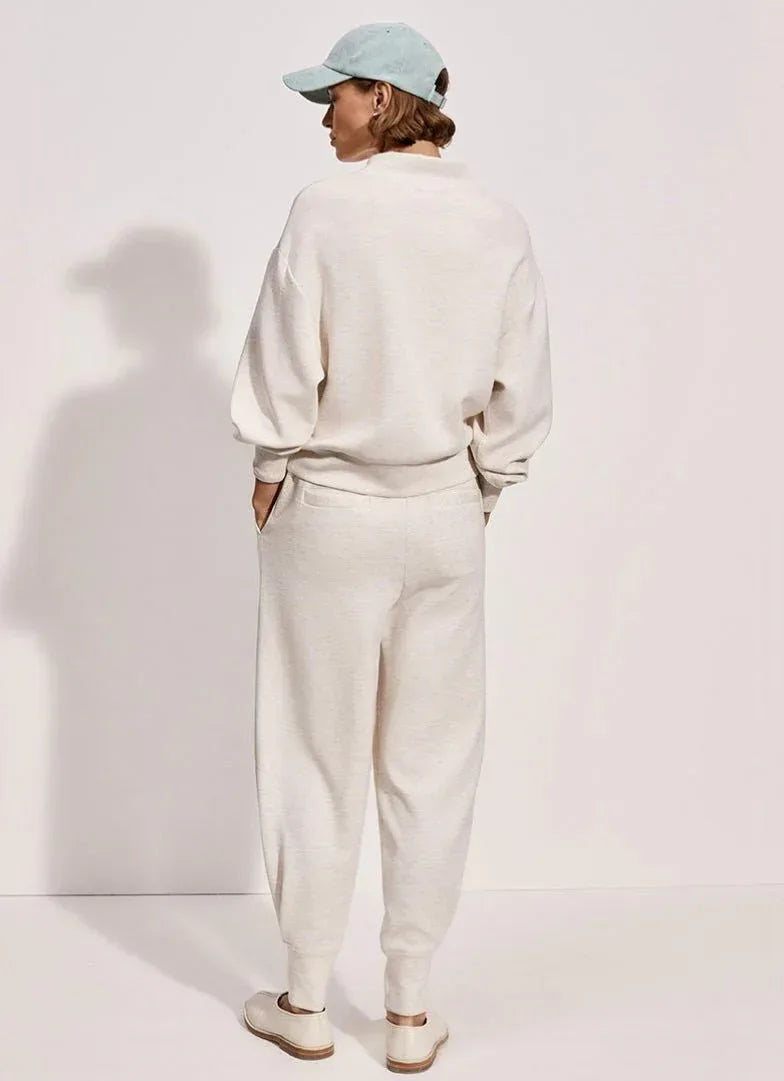 varley-davidson-sweatshirt-ivory-marl-varley-evolve-fit-wear-785437 - Evolve Fit Wear - varley-davidson-sweatshirt-ivory-marl-varley-evolve-fit-wear-785437