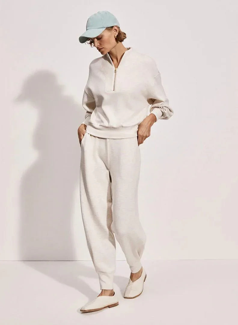 varley-davidson-sweatshirt-ivory-marl-varley-evolve-fit-wear-931598 - Evolve Fit Wear - varley-davidson-sweatshirt-ivory-marl-varley-evolve-fit-wear-931598