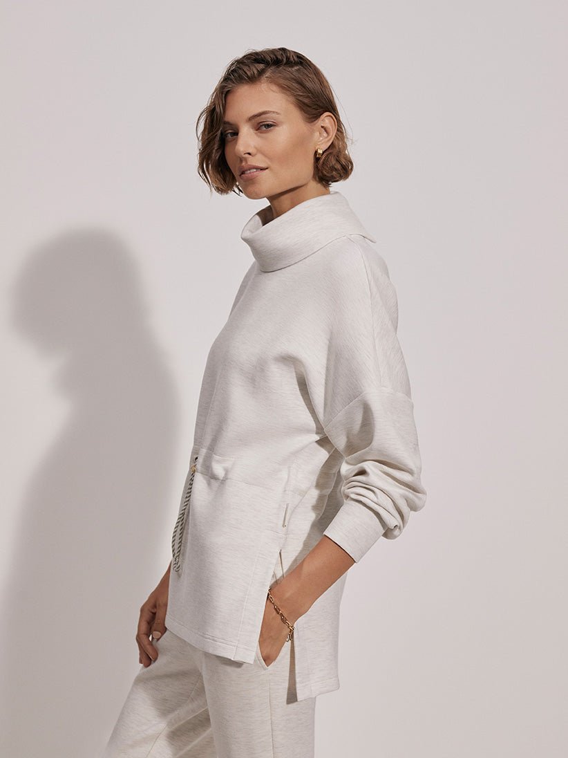 Varley Freya Sweat - Ivory Marl | Varley | Evolve Fit Wear
