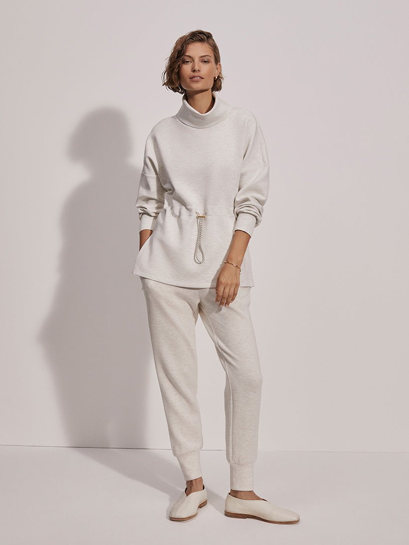 Varley Freya Sweat - Ivory Marl | Varley | Evolve Fit Wear