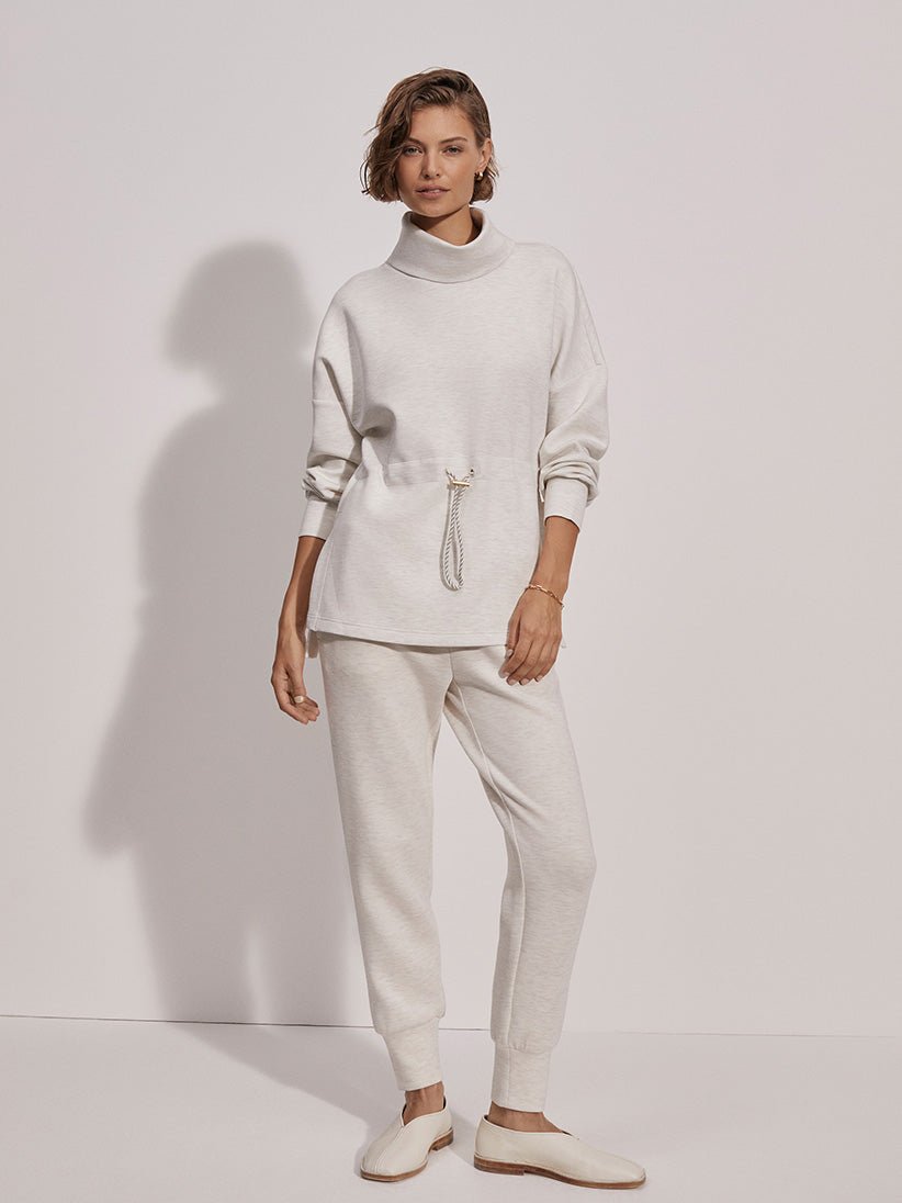 Varley Freya Sweat - Ivory Marl | Varley | Evolve Fit Wear