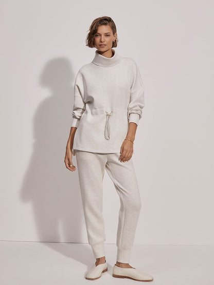 Varley Freya Sweat - Ivory Marl | Varley | Evolve Fit Wear
