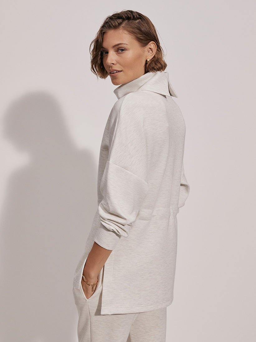 Varley Freya Sweat - Ivory Marl | Varley | Evolve Fit Wear