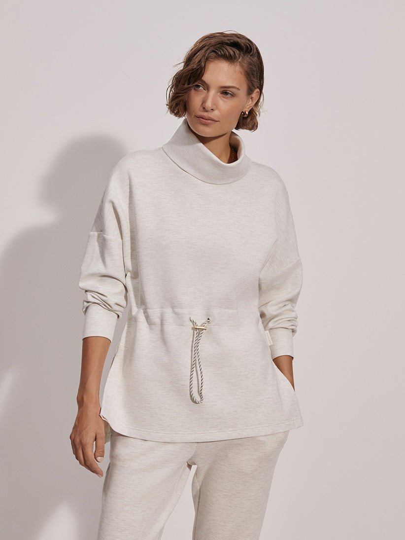 Varley Freya Sweat - Ivory Marl | Varley | Evolve Fit Wear
