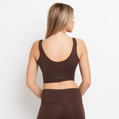 Solid Cacao Brown Lover Tank ♡