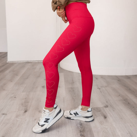 Heart Laser Red Hot Pants ♡