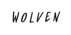 The word 'WOLVEN' in a stylized font on a black background