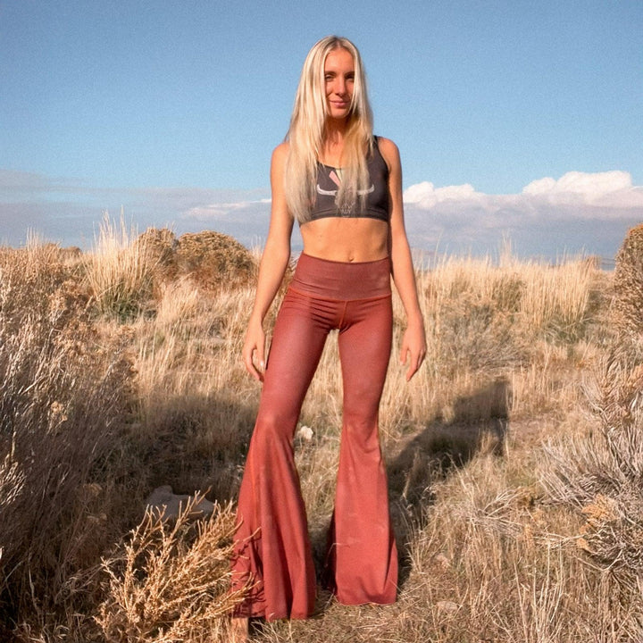 Womens Bell Bottom Flare Pant | Evolve Fit Wear