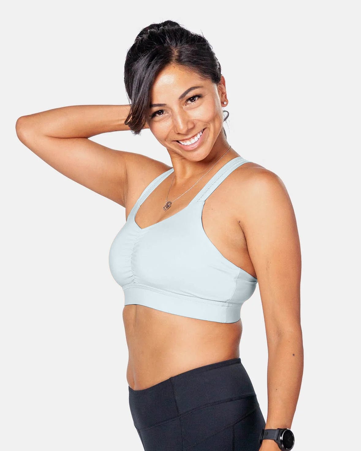 Y - Back Bra – Coolside (Light Blue) | Handful | Evolve Fit Wear