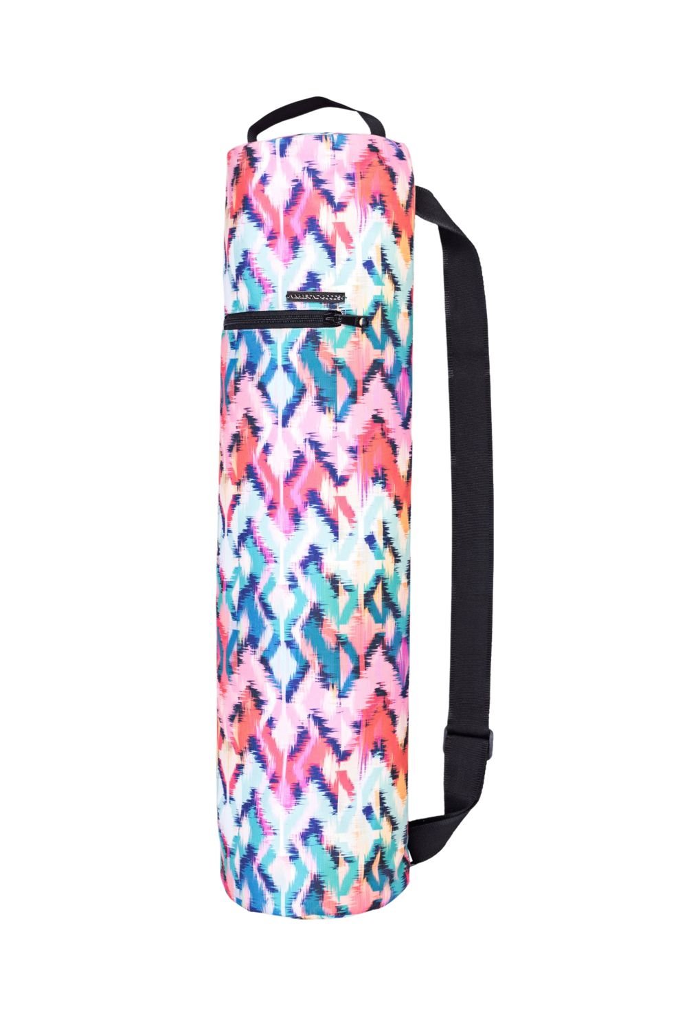 Yoga Mat Bag - Tropical Ikat Print | Vagabond Goods | Evolve Fit Wear