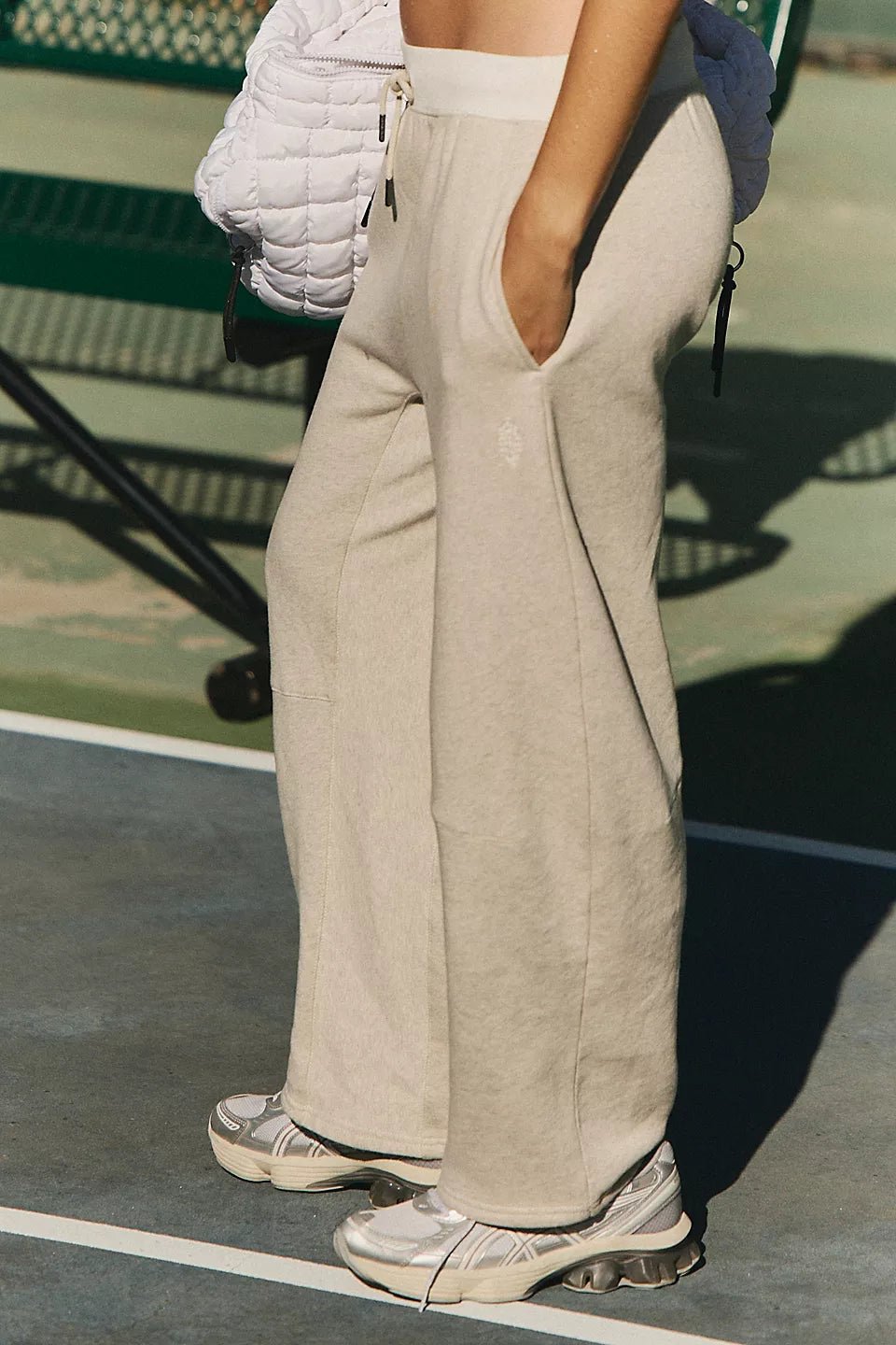 You Wish Slouchy Fit Sweatpants - Heather Grey | Free People Movement | Evolve Fit Wear