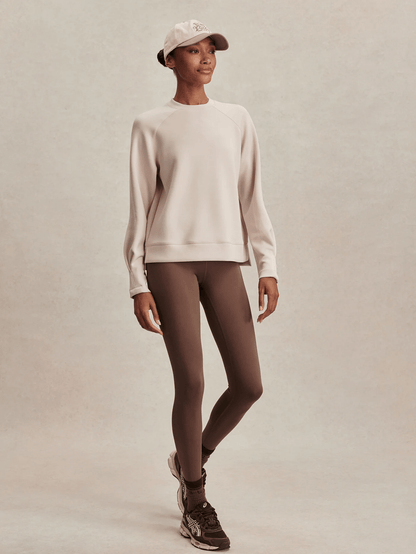 Zosia Crew Neck Sweatshirt - Silver Grey | Varley | Evolve Fit Wear