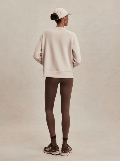 Zosia Crew Neck Sweatshirt - Silver Grey | Varley | Evolve Fit Wear