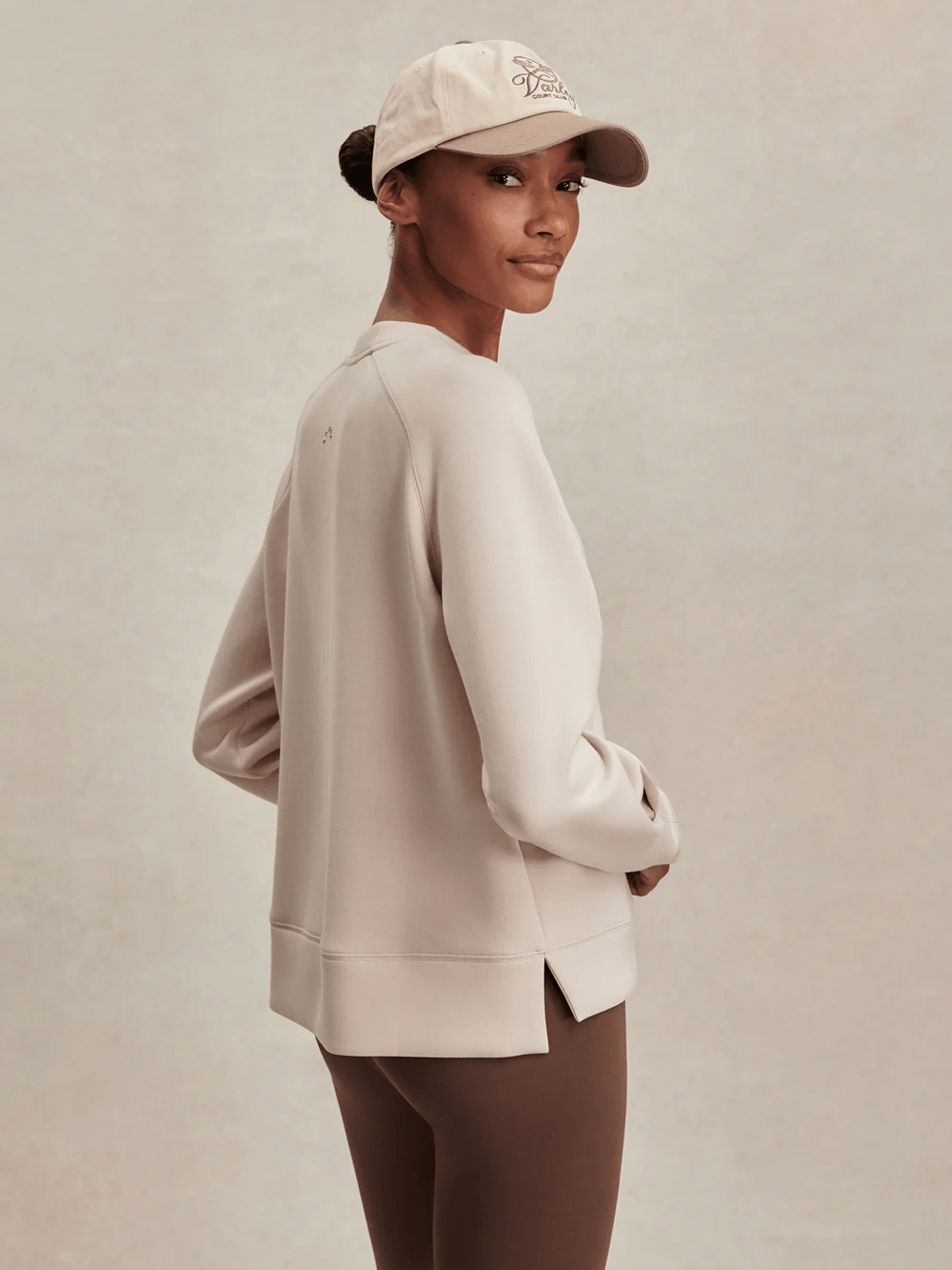 Zosia Crew Neck Sweatshirt - Silver Grey | Varley | Evolve Fit Wear