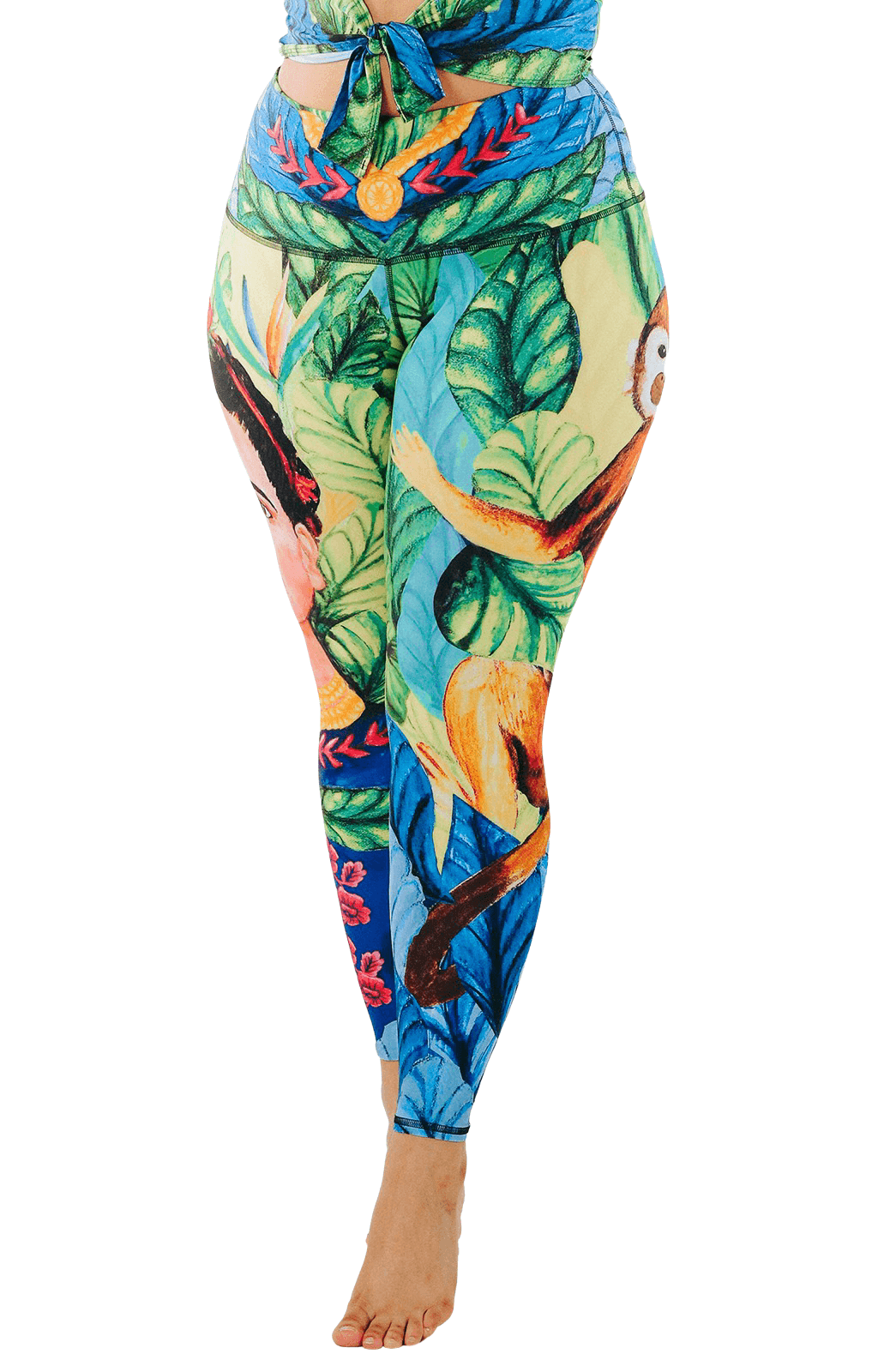 Frida Printed Yoga Leggings Plus SIze