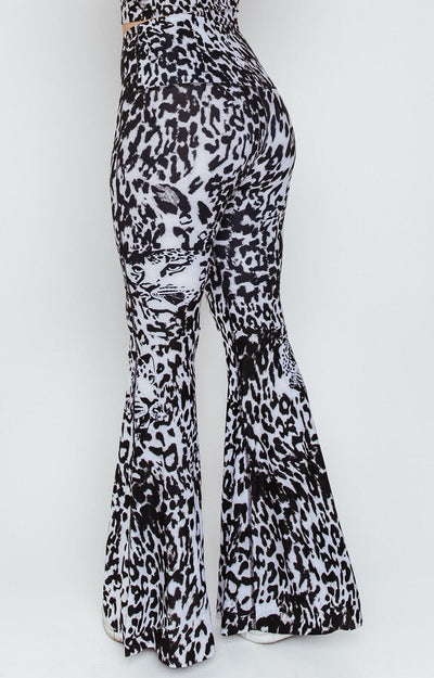 Ghost Leopard Printed Bell Bottoms side 