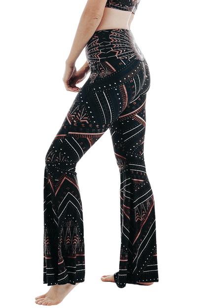Humble Warrior Printed Bell Bottoms Left