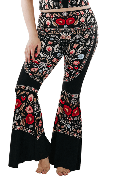 Rustica Printed Bell Bottoms Front Plus