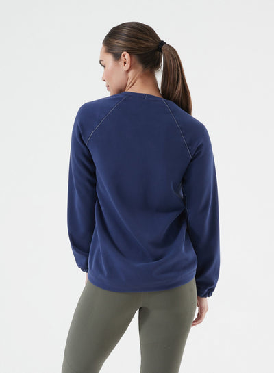 Sleek Sweat - Ultra Soft Relaxed Fit Crew Neck Sweatshirt for Women