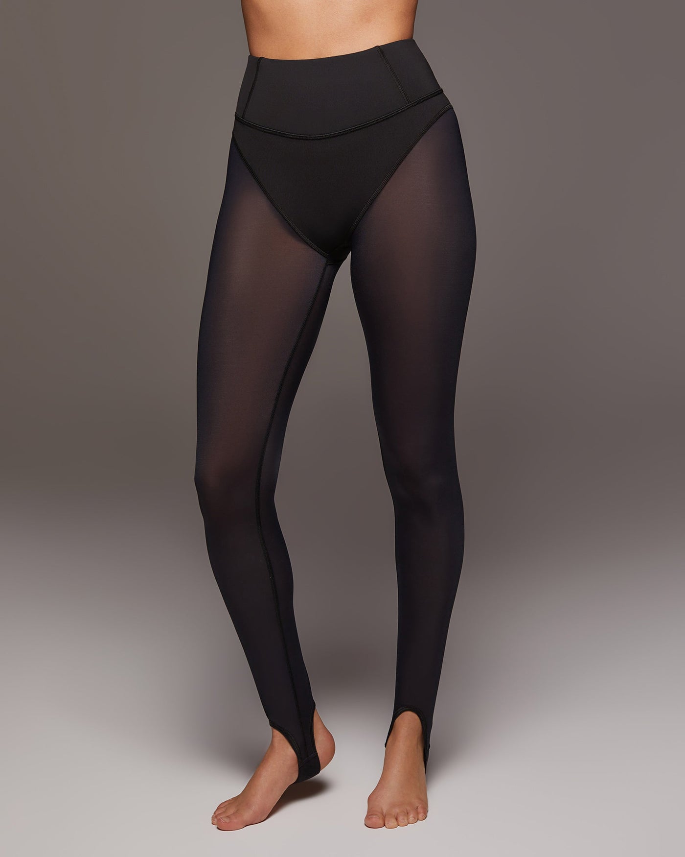 Nylon Yoga Leggings with Extra Ventilation Full Length for Women – Black –  MICHELLE SALINS