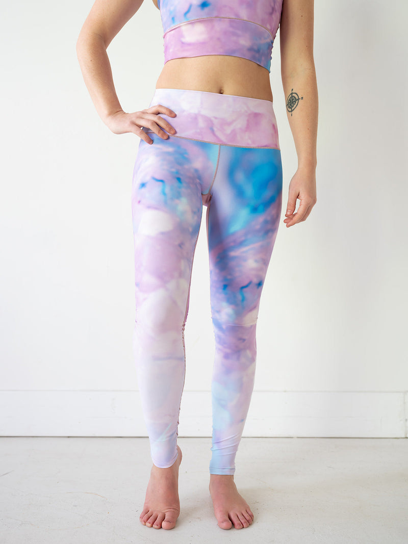 Pink Tie Dye Yoga Pants